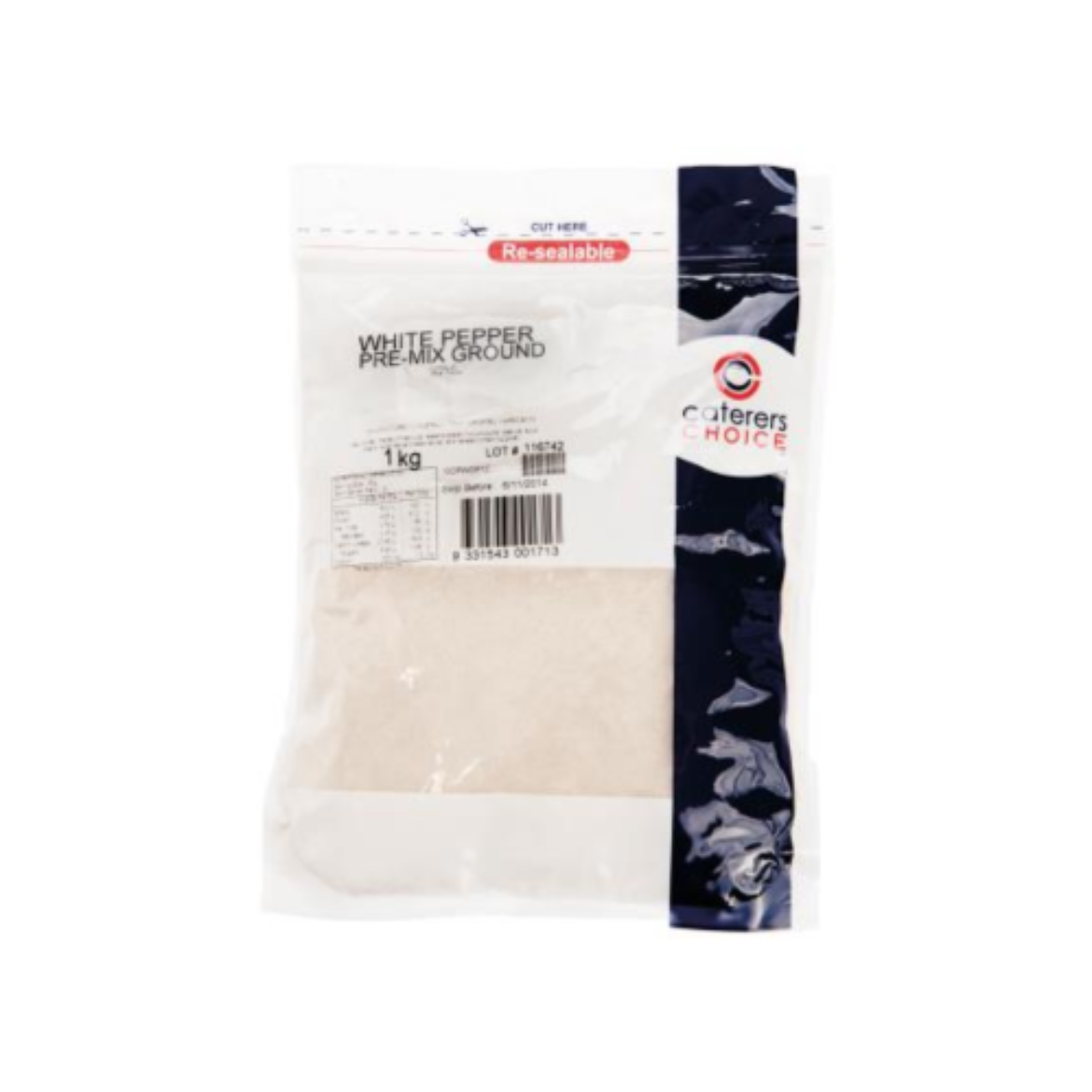图片 Pepper White Ground Premix 1kg-CATERERS CHOICE