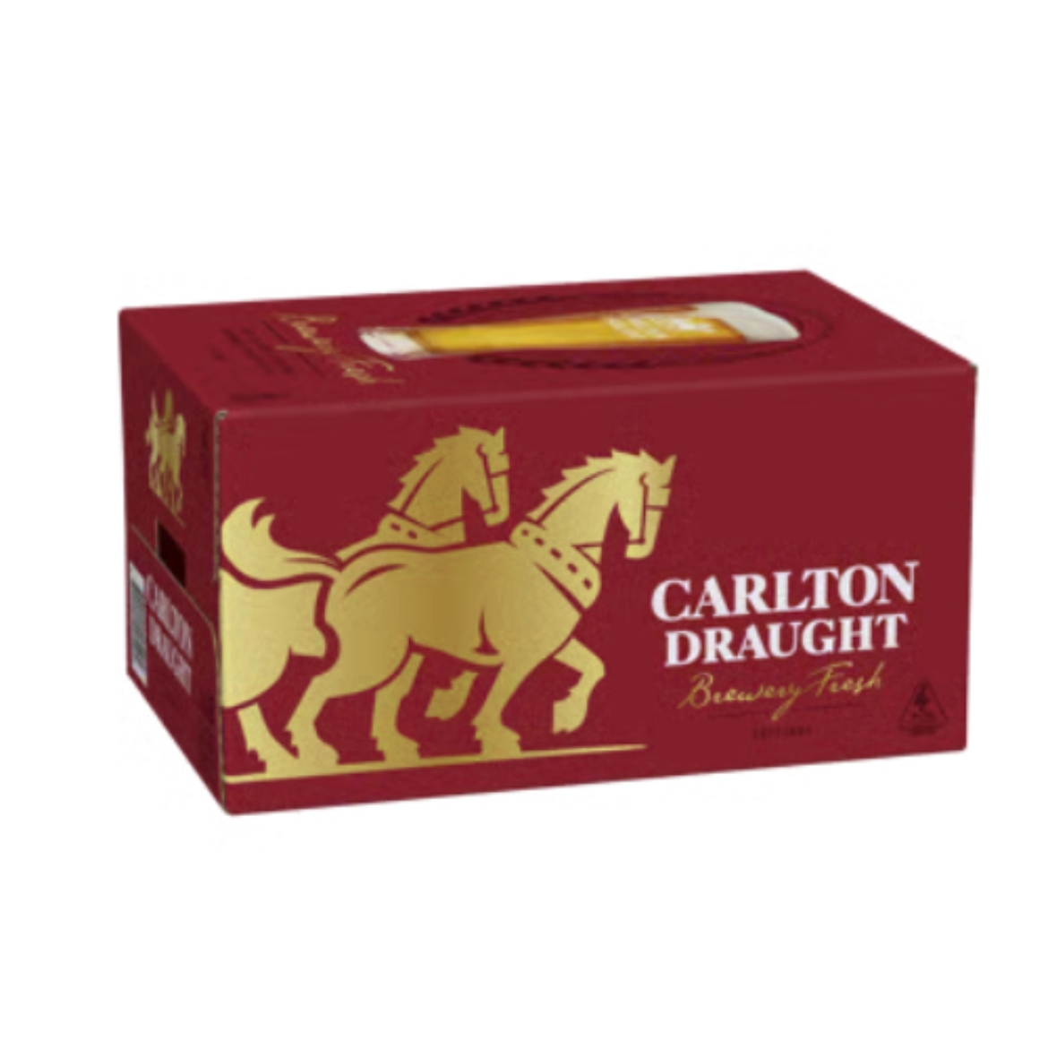 Picture of Beer Lager Bottle 24x375ml-Carlton Draught