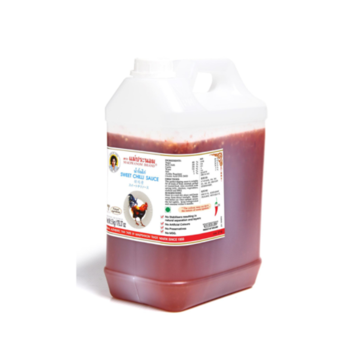 Picture of Sweet Chilli Sauce Gluten Free 5kg-Mae Pranom