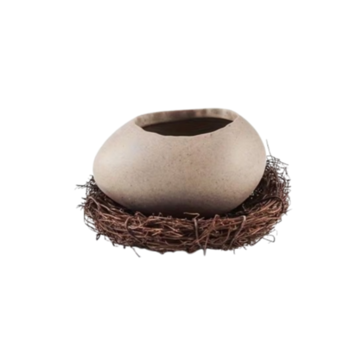 Dessert Bowl Egg-Shaped Ceramic の画像