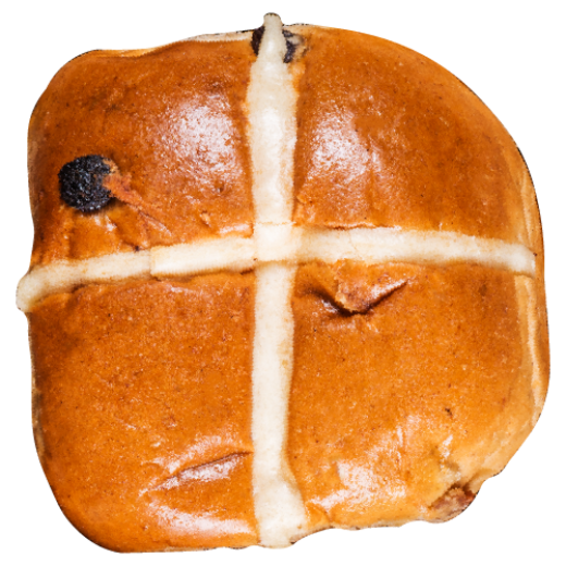 Hot Cross Bun(1pc) の画像