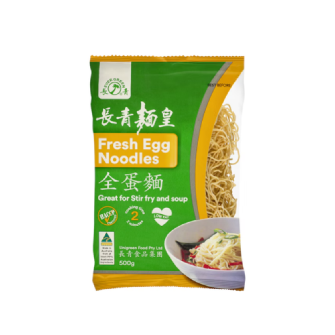 Egg Noodle 500g-Ever Green の画像