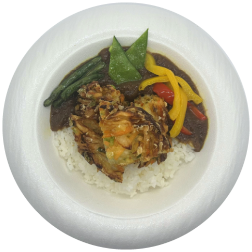 Japanese Curry with Kakiage の画像