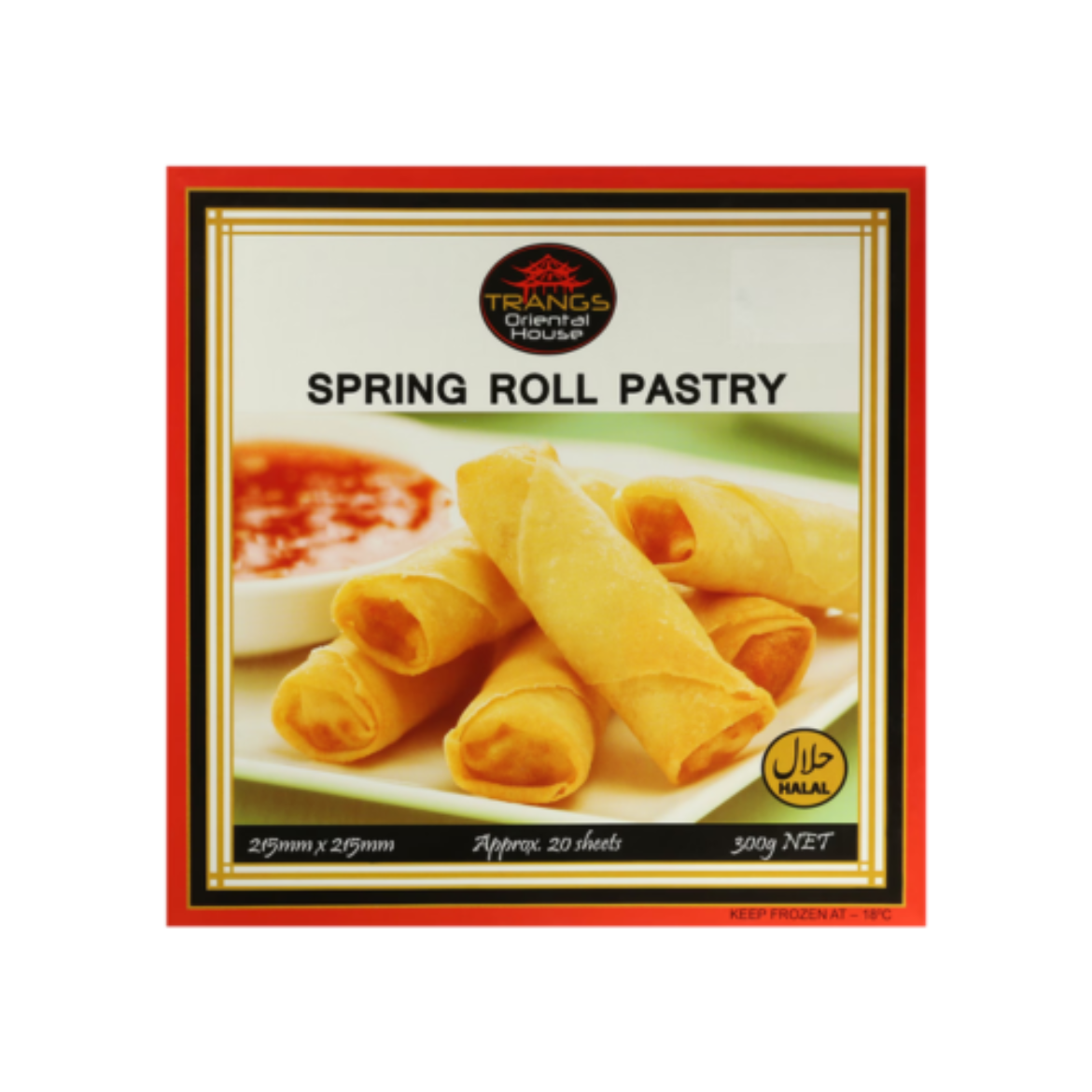 Spring Roll Sheets 300g-Trang's Pastry の画像