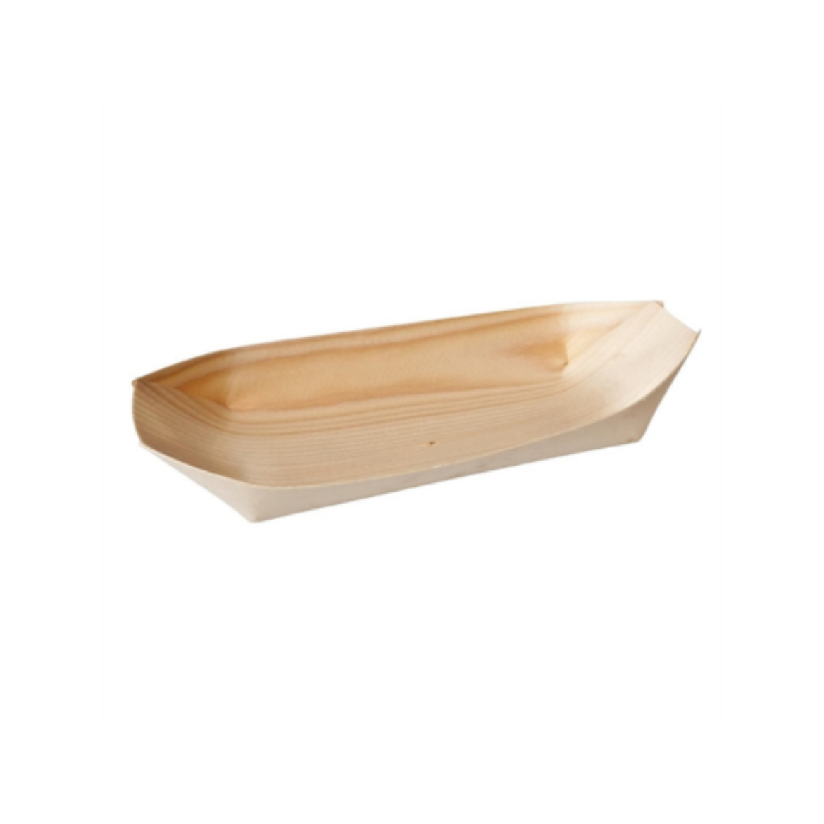 图片 Oval Boat Bio Wood 115x65mm 50 Pack