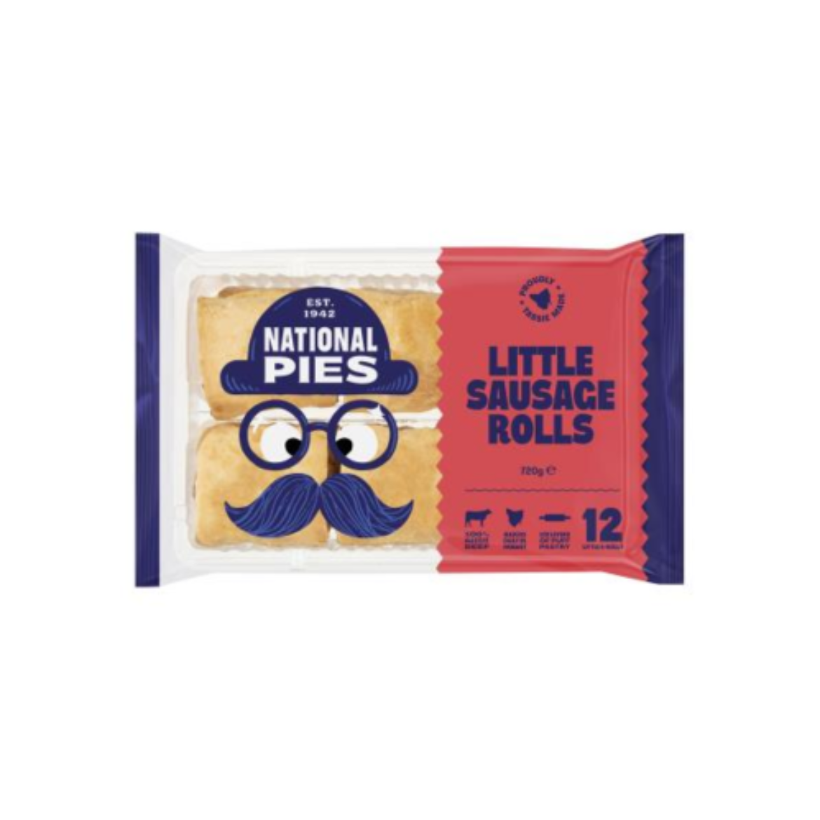 图片 Sausage Rolls Party 48x60g-NATIONAL PIES