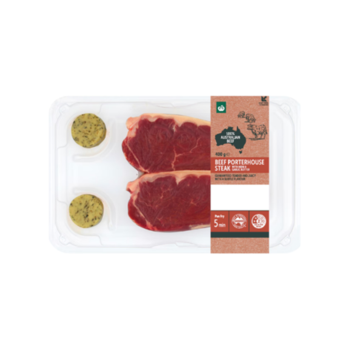 Picture of Beef Porterhouse Steak & Butter 400g