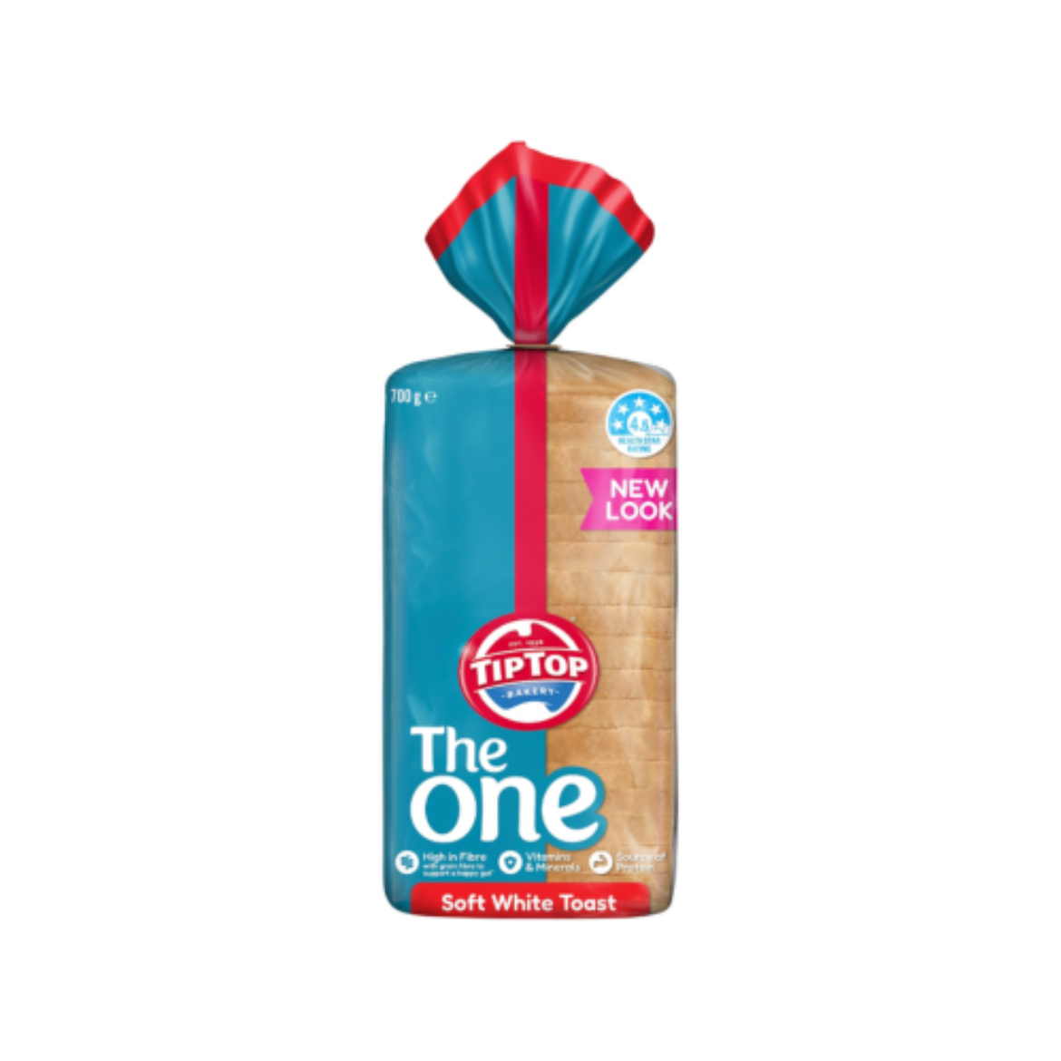 Toast Bread White Slice 700g-Tip Top の画像