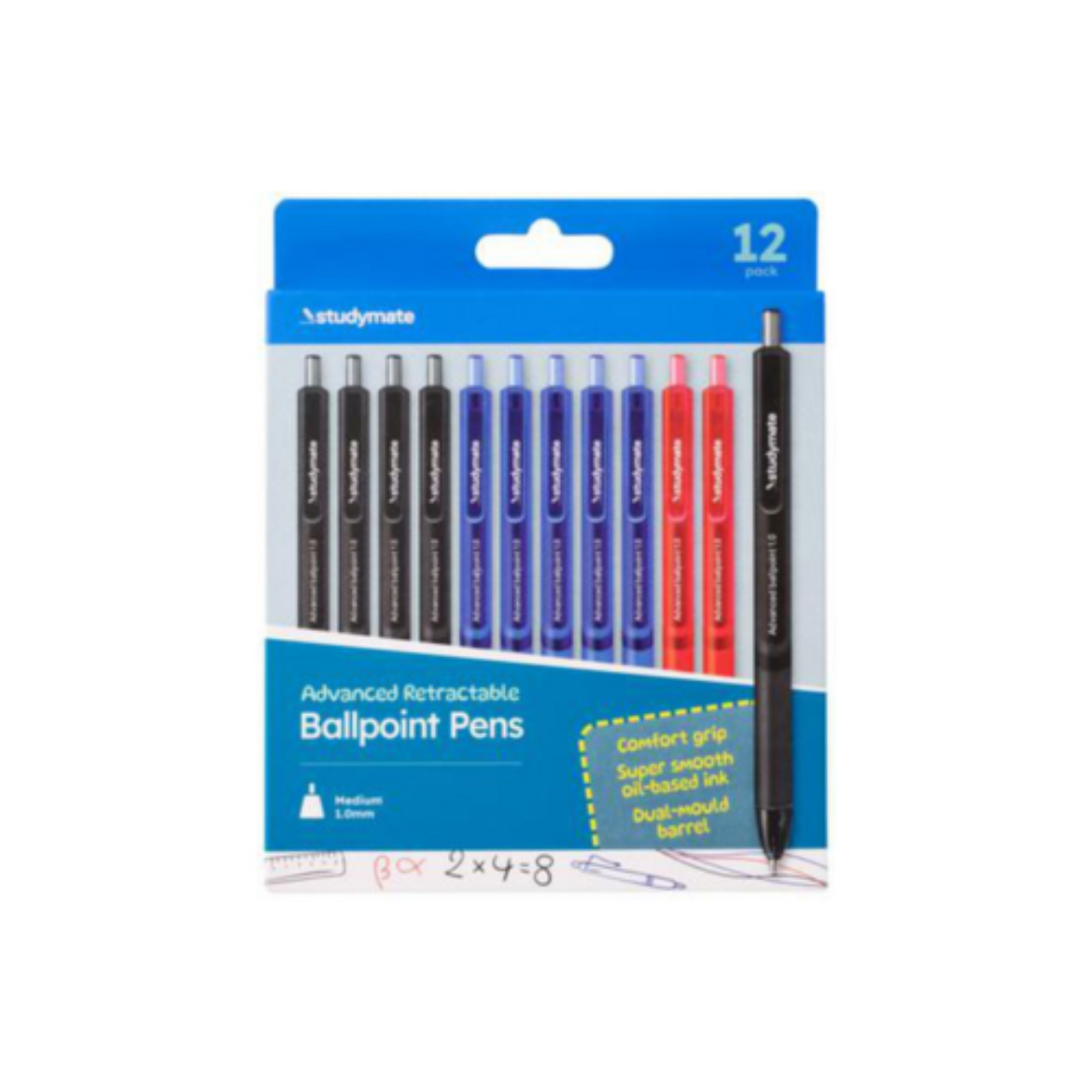 图片 Ballpoint Pen 12 Pack-Studymate