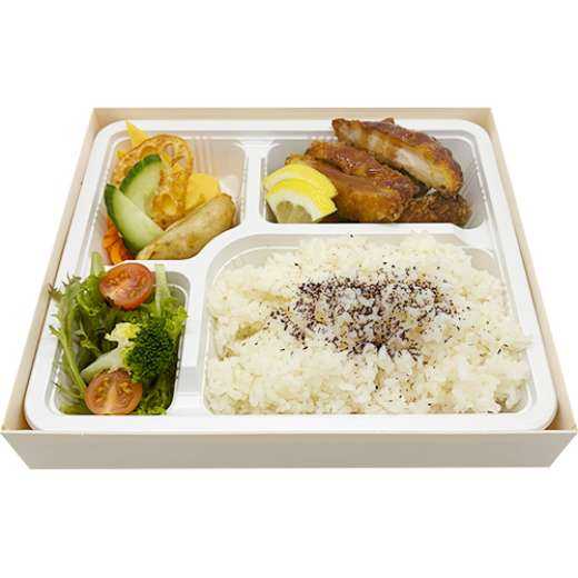 Chicken Katsu Bento with Japanese BBQ Sauce の画像