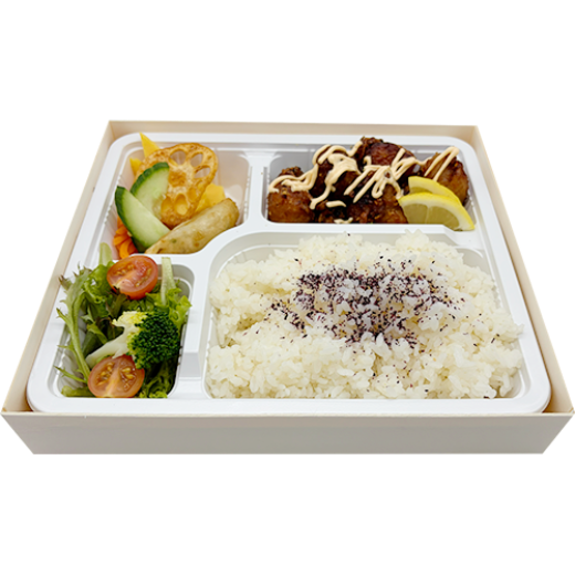 图片 Chicken Karaage Bento with Spicy Mayonnaise