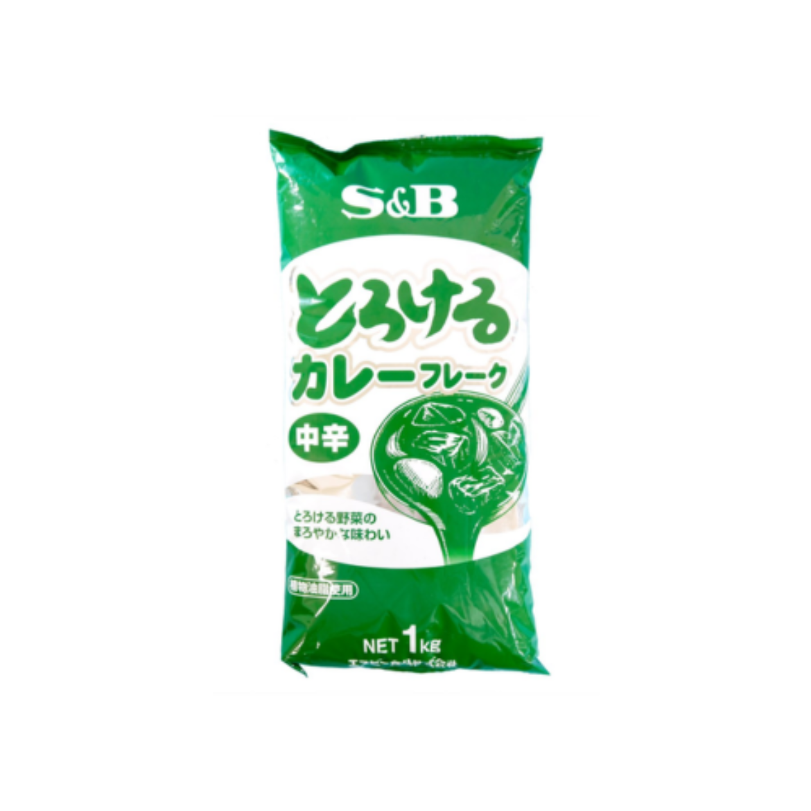 图片 Torokeru Curry Flake Mid Hot 1kg-S&B