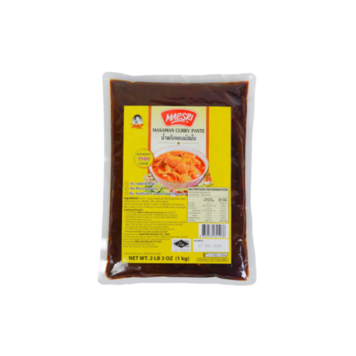 Curry Paste Masaman 1kg-Maesri の画像