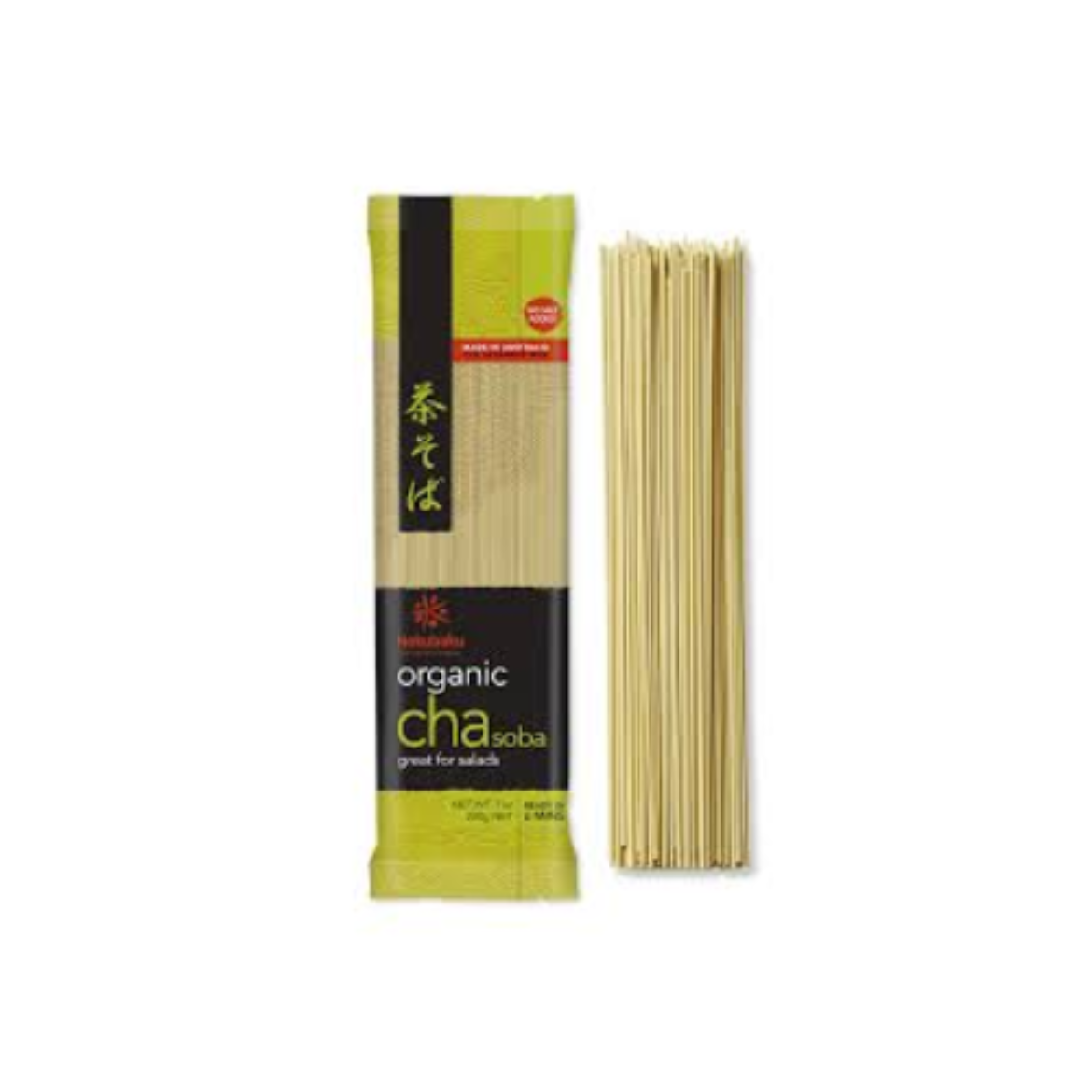 Picture of Noodle Soba Green Tea 200g-Hakubaku