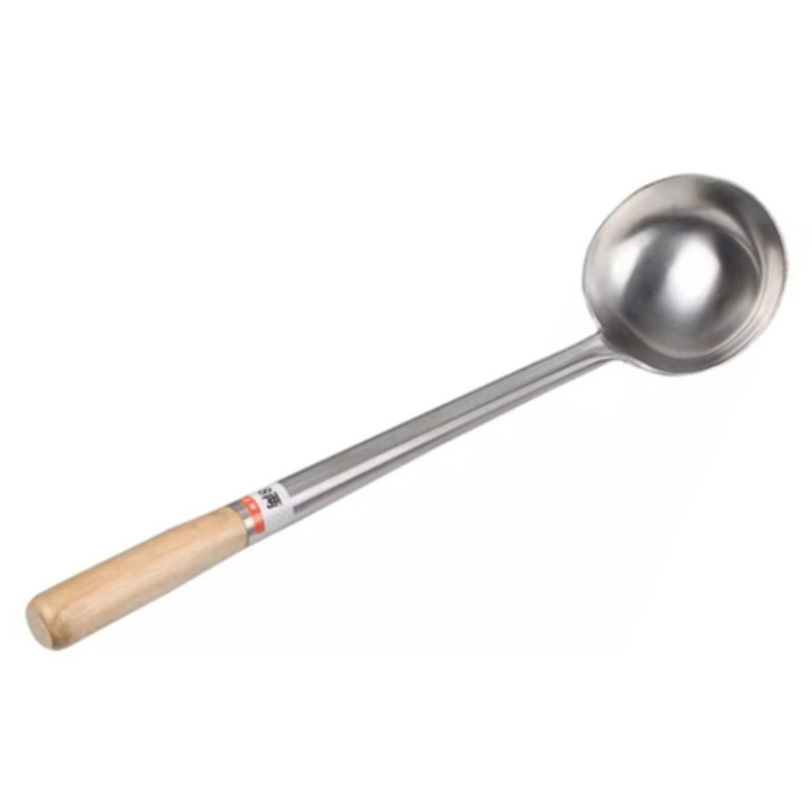 Picture of frying spoon wooden handle 10.3*33cm