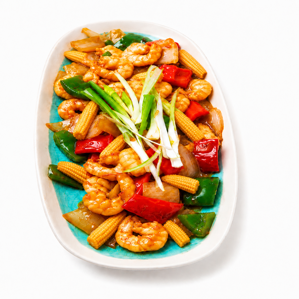 图片 Jumbo Prawn with Baby Corn