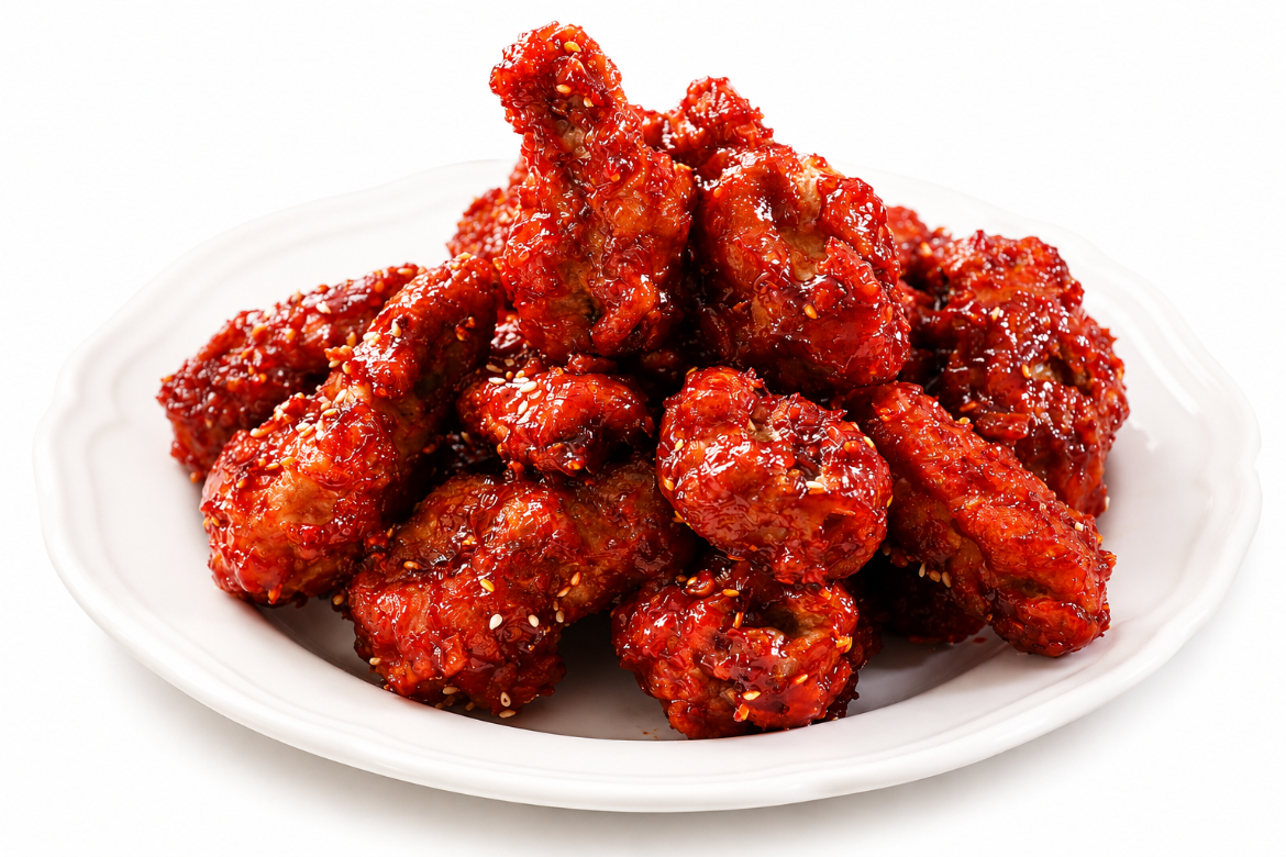 Picture of Korean Fried Boneless Chicken with Spicy Smoky Sauce