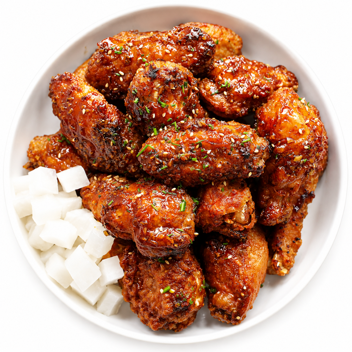 图片 Korean Fried Boneless Chicken with Soy Garlic Sauce